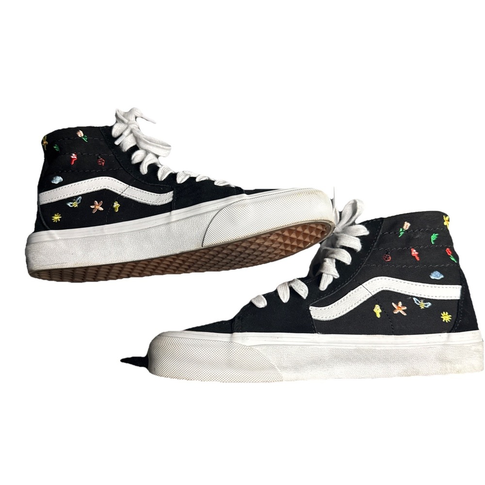 Vans Sk8 Hi Garden Party Women's 8.5 Embroidered Skate Shoe